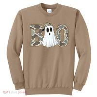 Camo Ghost Boo Spooky Halloween Sweatshirt thumb 0