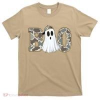 Camo Ghost Boo Spooky Halloween T-Shirt thumb 0