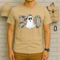 Camo Ghost Boo Spooky Halloween T-Shirt thumb 6