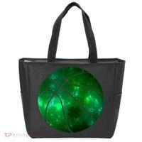 Clover Green Basketball Lover Tote Bag thumb 0