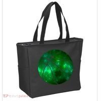 Clover Green Basketball Lover Tote Bag thumb 2