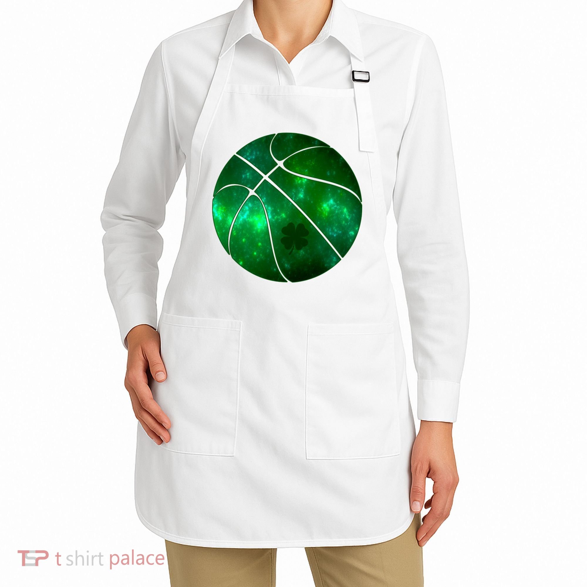 Clover Green Basketball Lover Apron