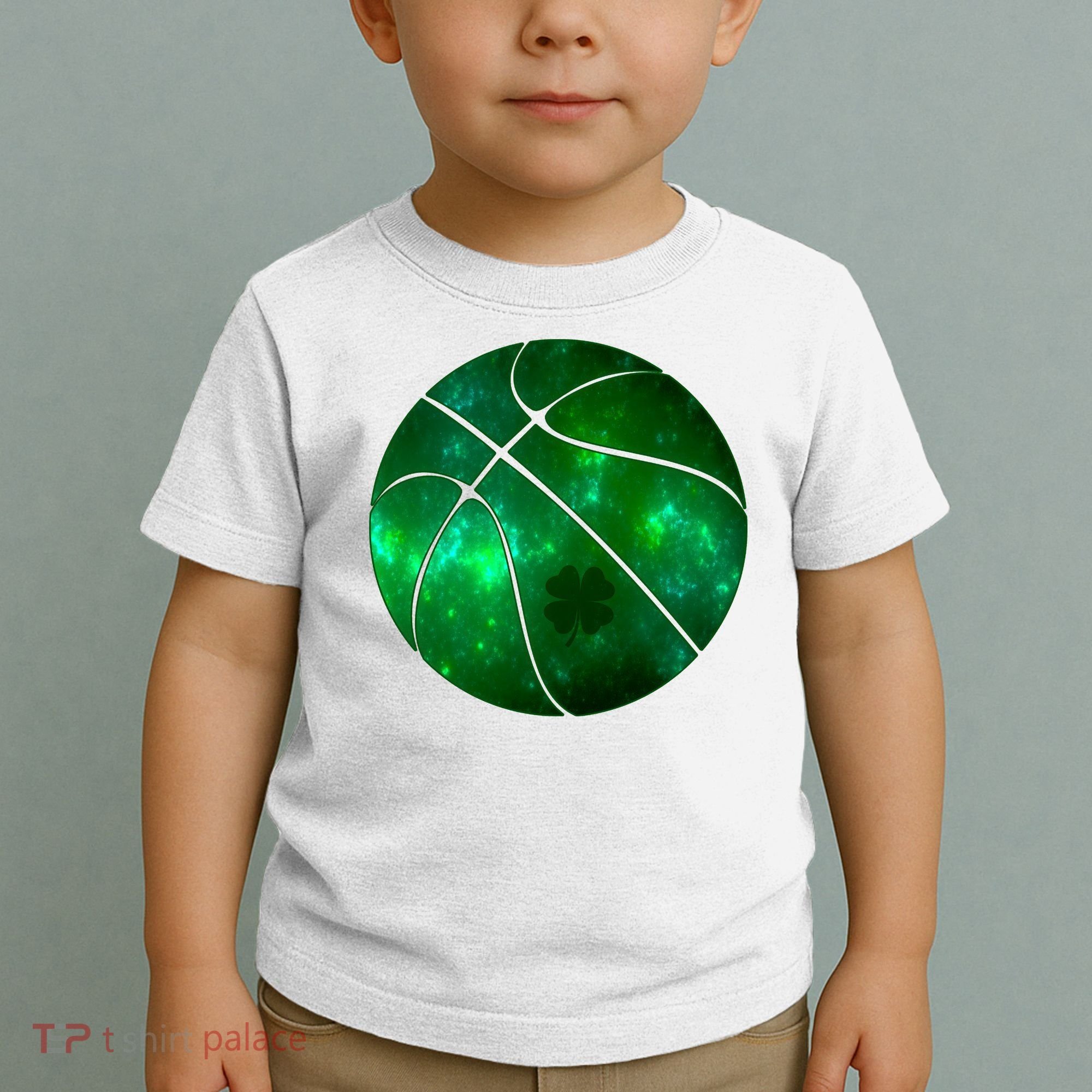 Clover Green Basketball Lover Toddler T-Shirt