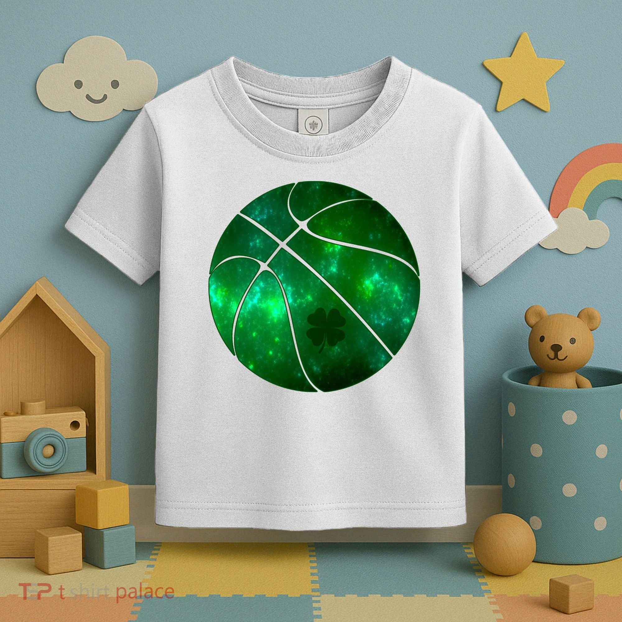 Clover Green Basketball Lover Toddler T-Shirt