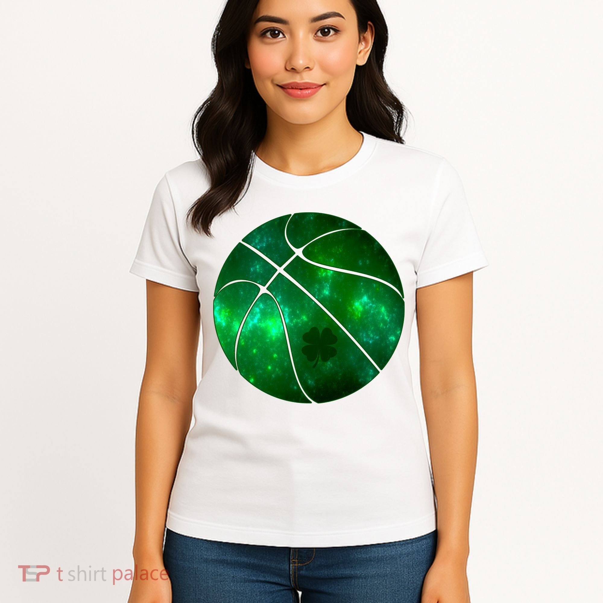 Clover Green Basketball Lover Women's T-Shirt