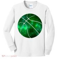 Clover Green Basketball Lover Kids Long Sleeve Shirt thumb 0