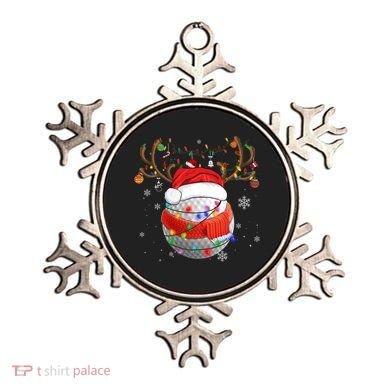 Christmas Golf Ball Santa Hat Funny Xmas Pajama Matching Cool Gift Ornament