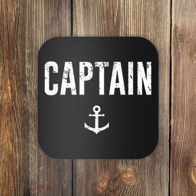 Captain Gift Boat Owner Novelty Gift Coaster