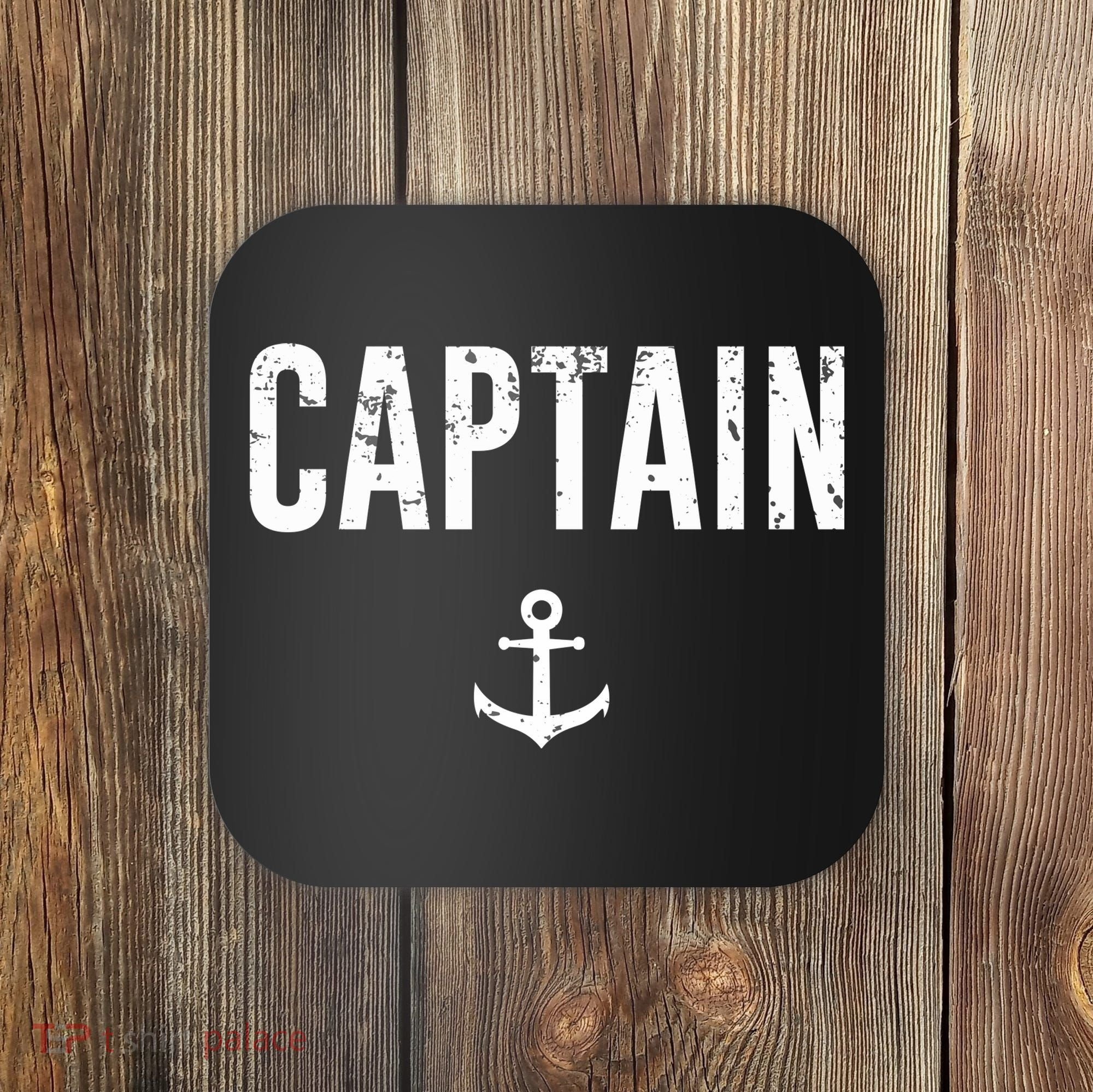 Captain Gift Boat Owner Novelty Gift Coaster
