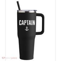 Captain Gift Boat Owner Novelty Gift 40oz Vacuum Insulated Stainless Steel Travel Tumbler thumb 0
