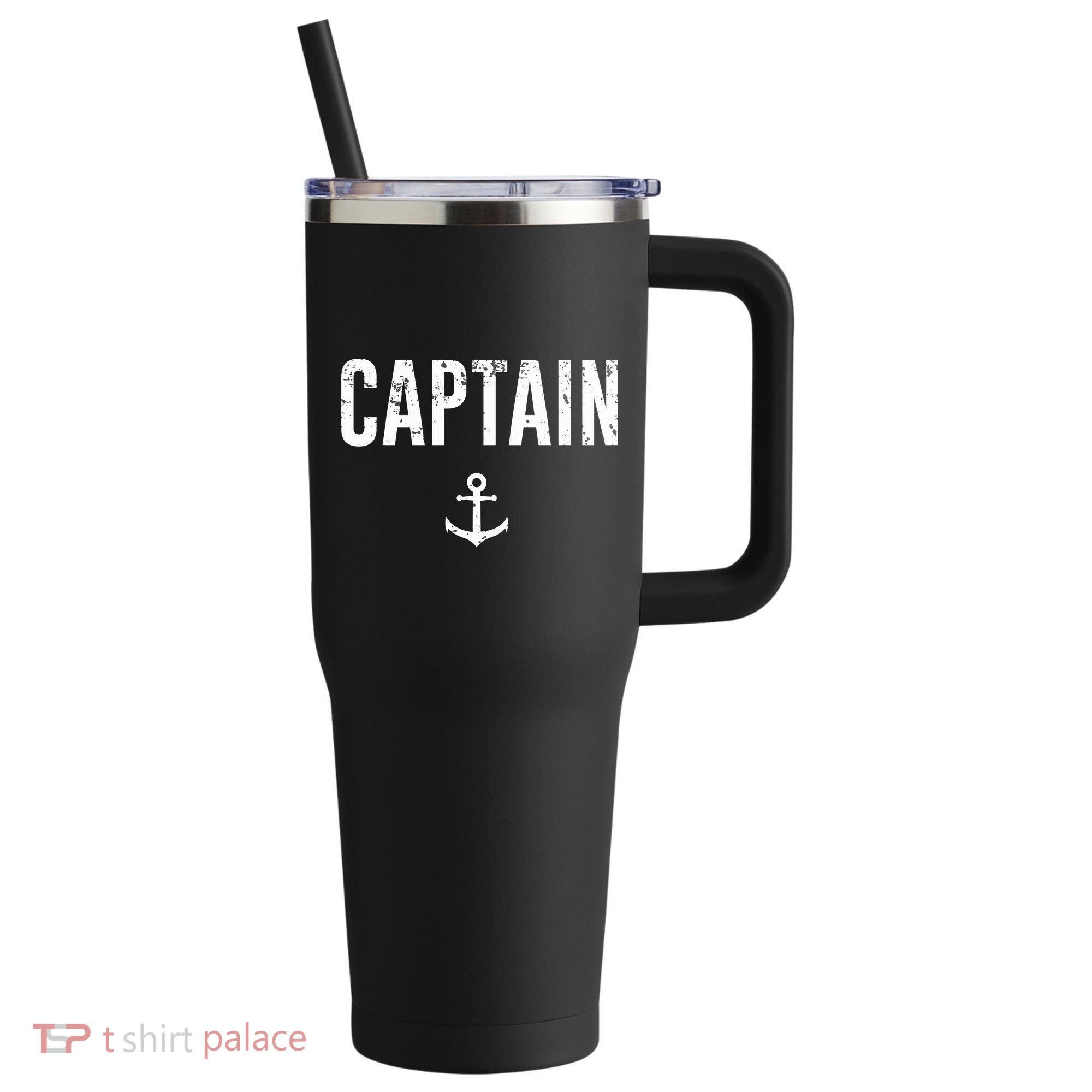 Captain Gift Boat Owner Novelty Gift 40oz Vacuum Insulated Stainless Steel Travel Tumbler