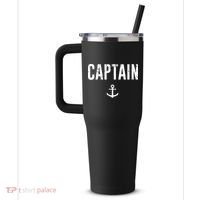 Captain Gift Boat Owner Novelty Gift 40oz Vacuum Insulated Stainless Steel Travel Tumbler thumb 2