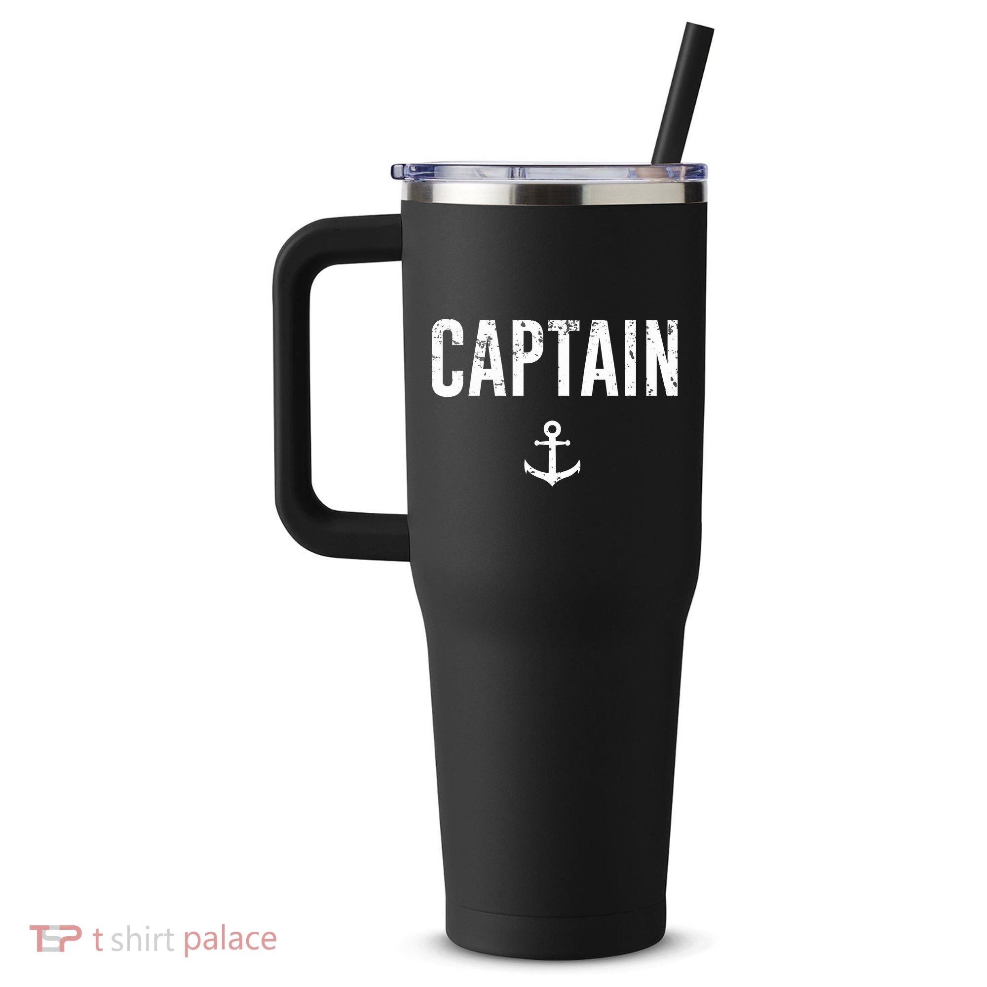 Captain Gift Boat Owner Novelty Gift 40oz Vacuum Insulated Stainless Steel Travel Tumbler