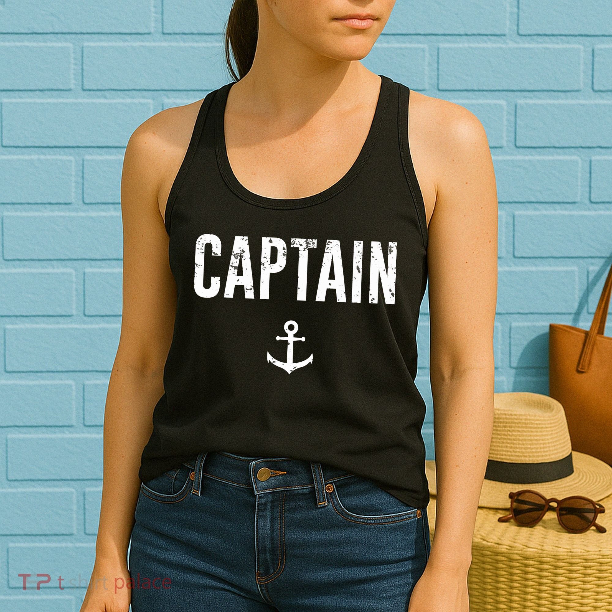 Captain Gift Boat Owner Novelty Gift Women's Tank Top