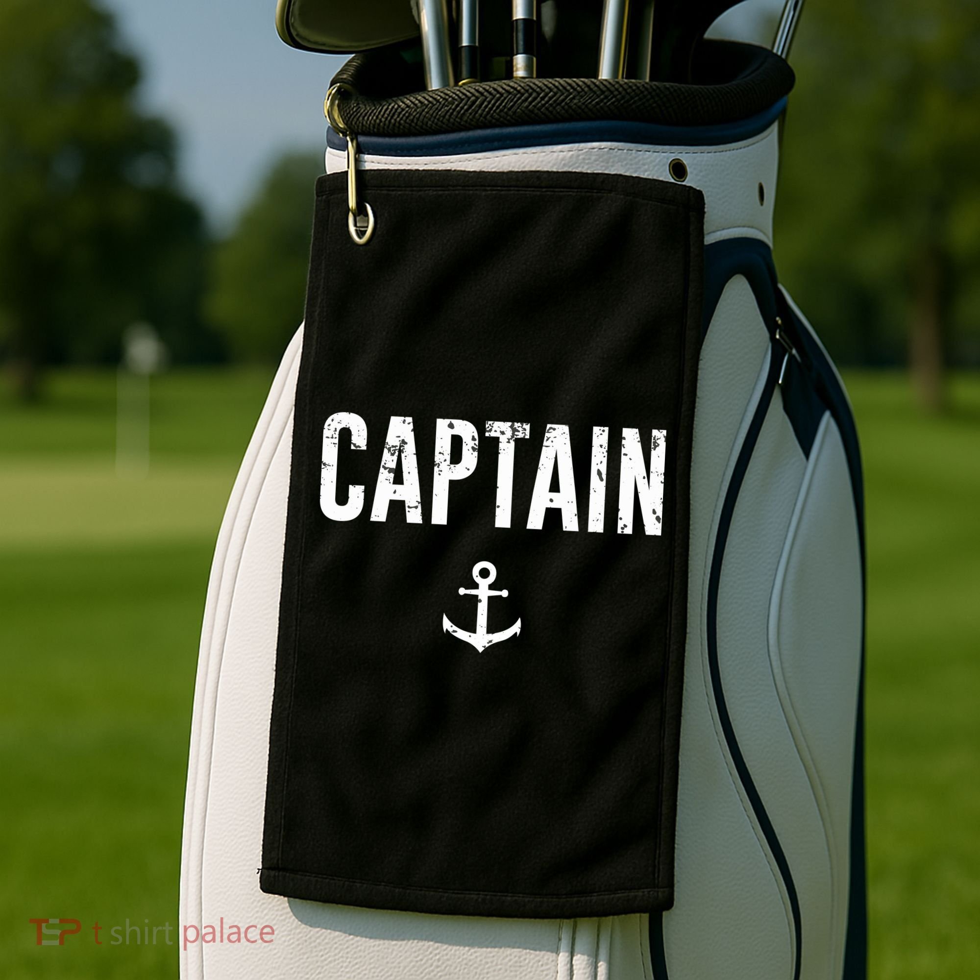 Captain Gift Boat Owner Novelty Gift Golf Towel