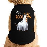 Cute Giraffe Boo Halloween Costume Zoo Lover Doggie Tank thumb 0
