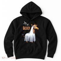 Cute Giraffe Boo Halloween Costume Zoo Lover Hoodie thumb 0