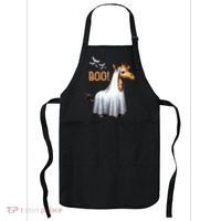 Cute Giraffe Boo Halloween Costume Zoo Lover Apron thumb 0