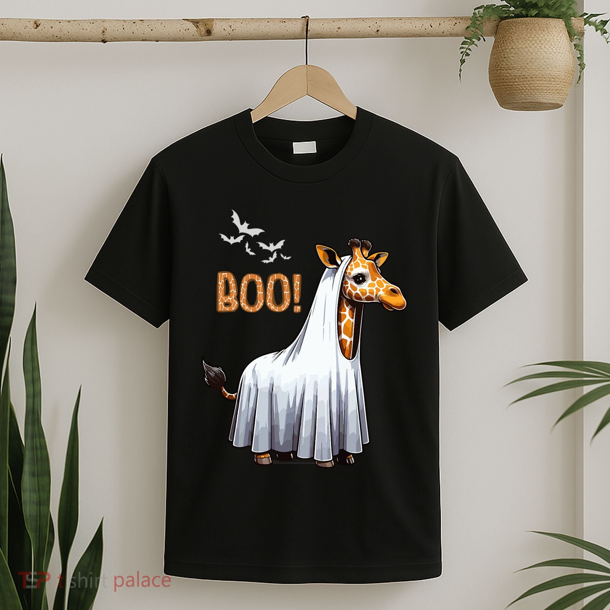 Cute Giraffe Boo Halloween Costume Zoo Lover T-Shirt