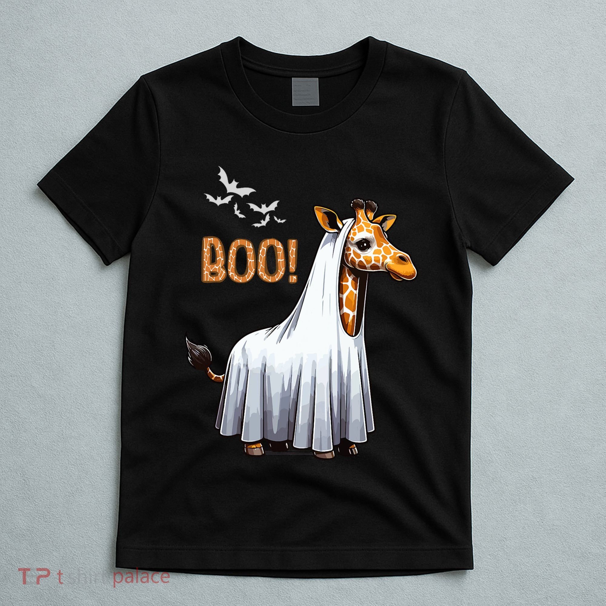 Cute Giraffe Boo Halloween Costume Zoo Lover T-Shirt