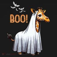 Cute Giraffe Boo Halloween Costume Zoo Lover Polo thumb 3