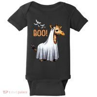 Cute Giraffe Boo Halloween Costume Zoo Lover Baby Bodysuit thumb 0