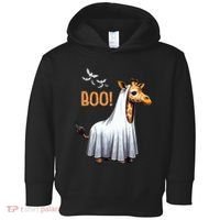 Cute Giraffe Boo Halloween Costume Zoo Lover Toddler Hoodie thumb 0