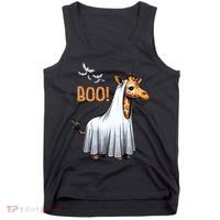 Cute Giraffe Boo Halloween Costume Zoo Lover Tank Top thumb 0