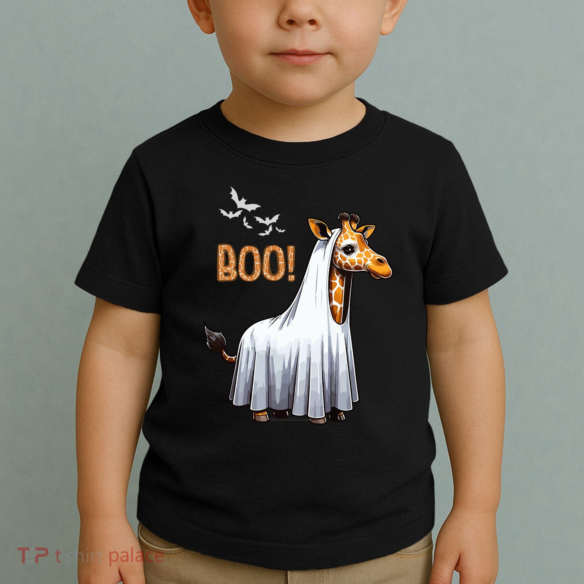 Cute Giraffe Boo Halloween Costume Zoo Lover Toddler T-Shirt