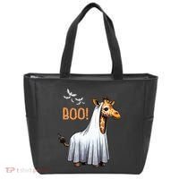 Cute Giraffe Boo Halloween Costume Zoo Lover Tote Bag thumb 0