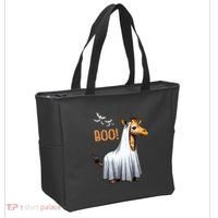 Cute Giraffe Boo Halloween Costume Zoo Lover Tote Bag thumb 2