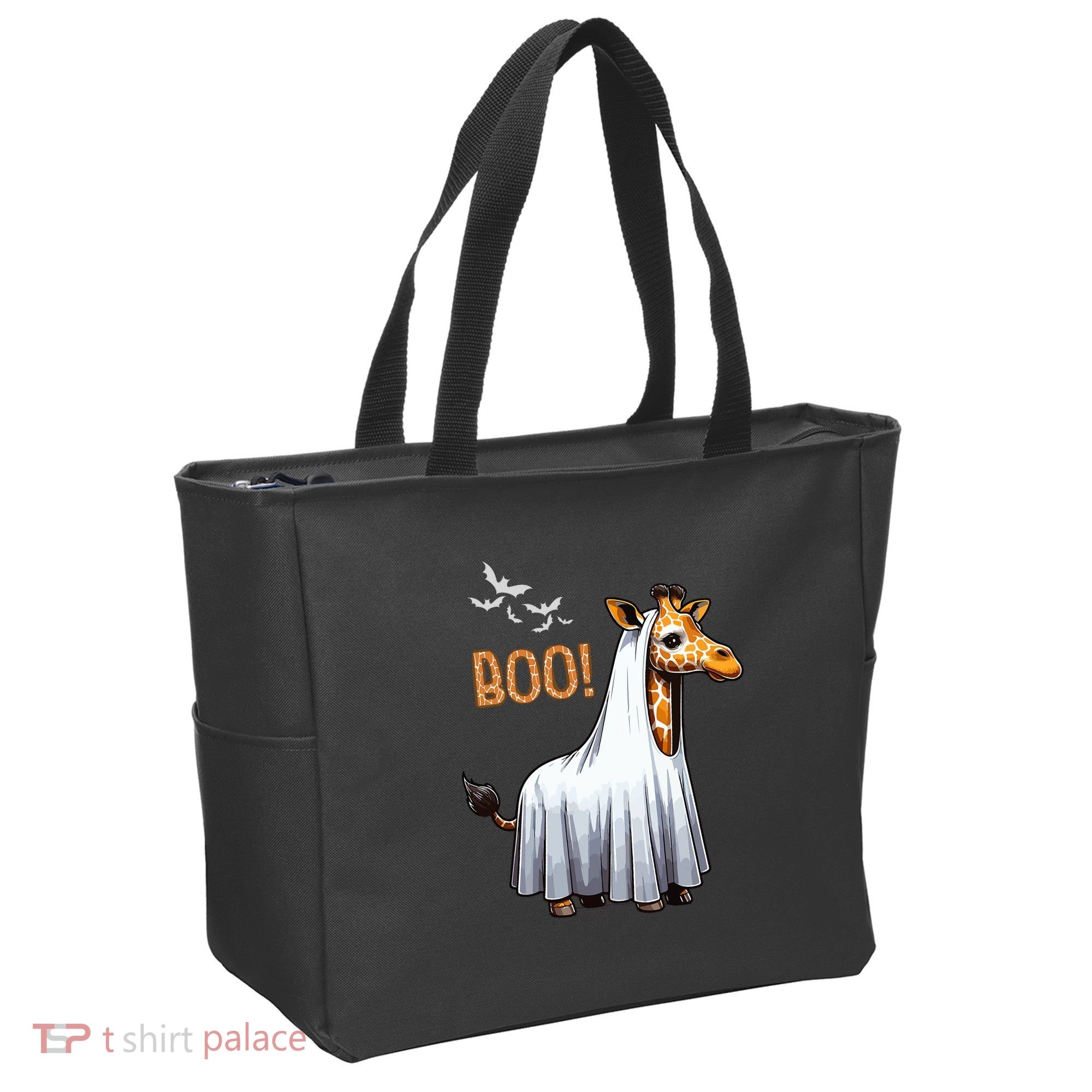 Cute Giraffe Boo Halloween Costume Zoo Lover Tote Bag