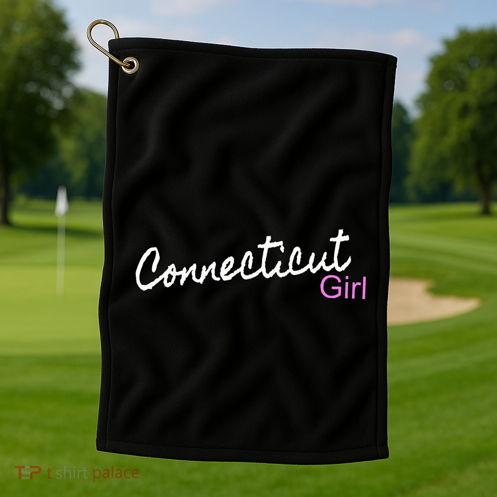 Connecticut Girl Golf Towel