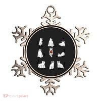 Cute Ghost Cat Funny Halloween Outfit Costumes Black Cat Ornament thumb 0