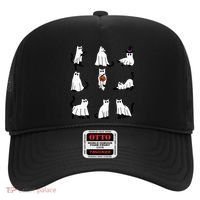 Cute Ghost Cat Funny Halloween Outfit Costumes Black Cat Hat thumb 0