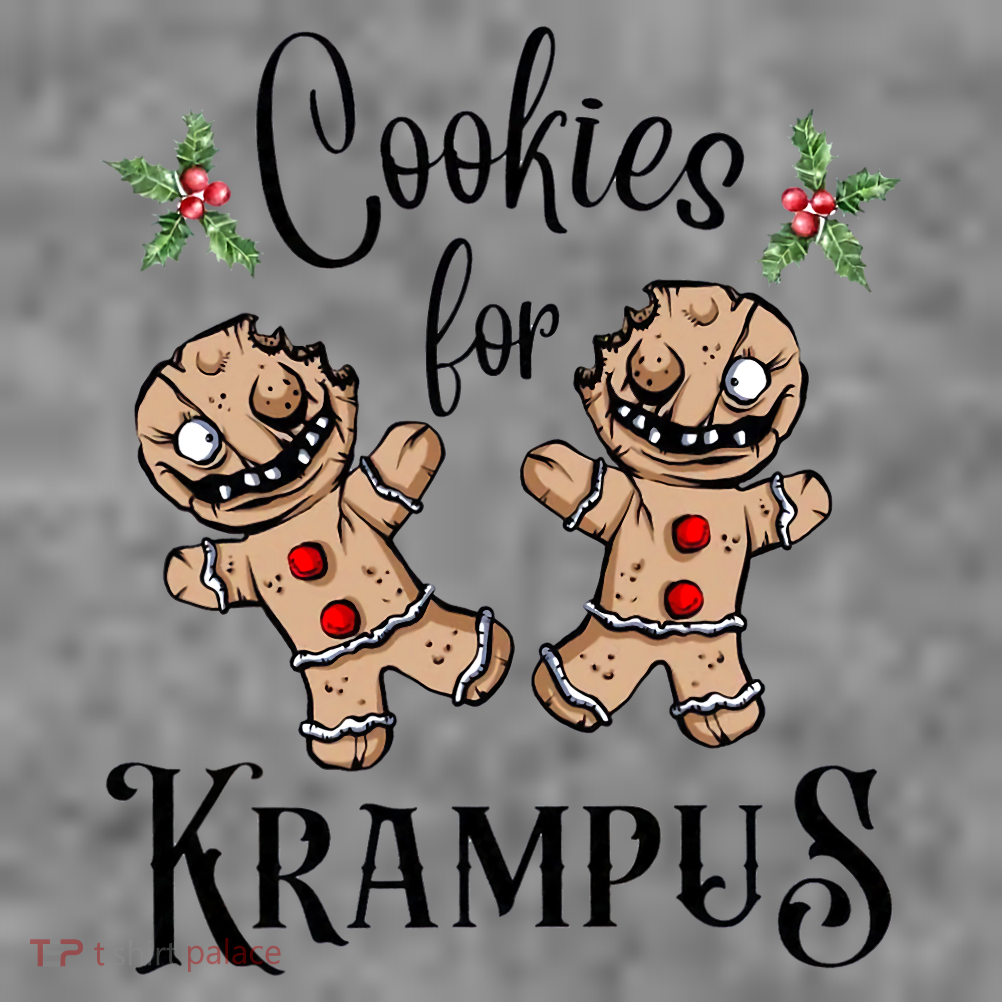 Creepy Gingerbread Cookies For Krampus Xmas Goth Holiday Toddler Hoodie