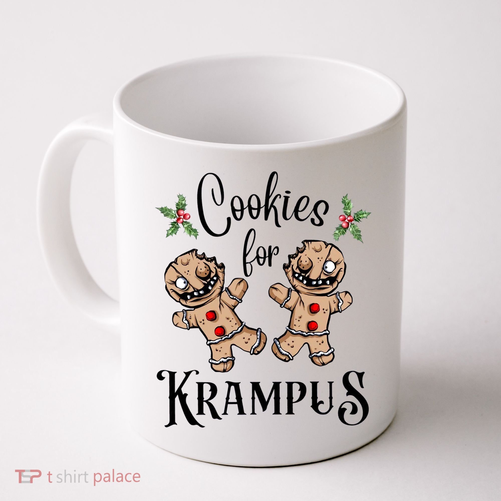 Creepy Gingerbread Cookies For Krampus Xmas Goth Holiday Coffee Mug