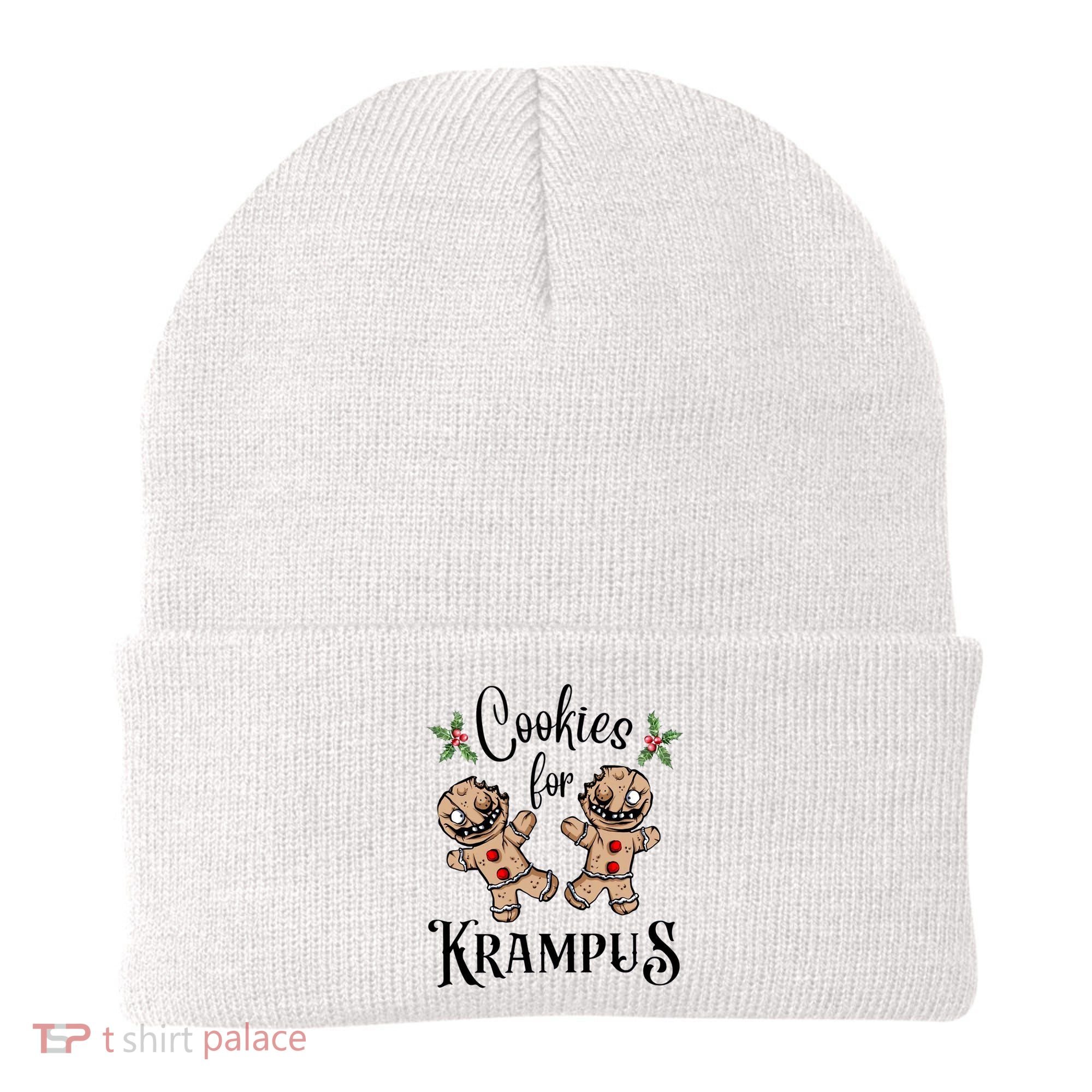 Creepy Gingerbread Cookies For Krampus Xmas Goth Holiday Beanie