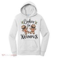 Creepy Gingerbread Cookies For Krampus Xmas Goth Holiday Women's Hoodie thumb 0