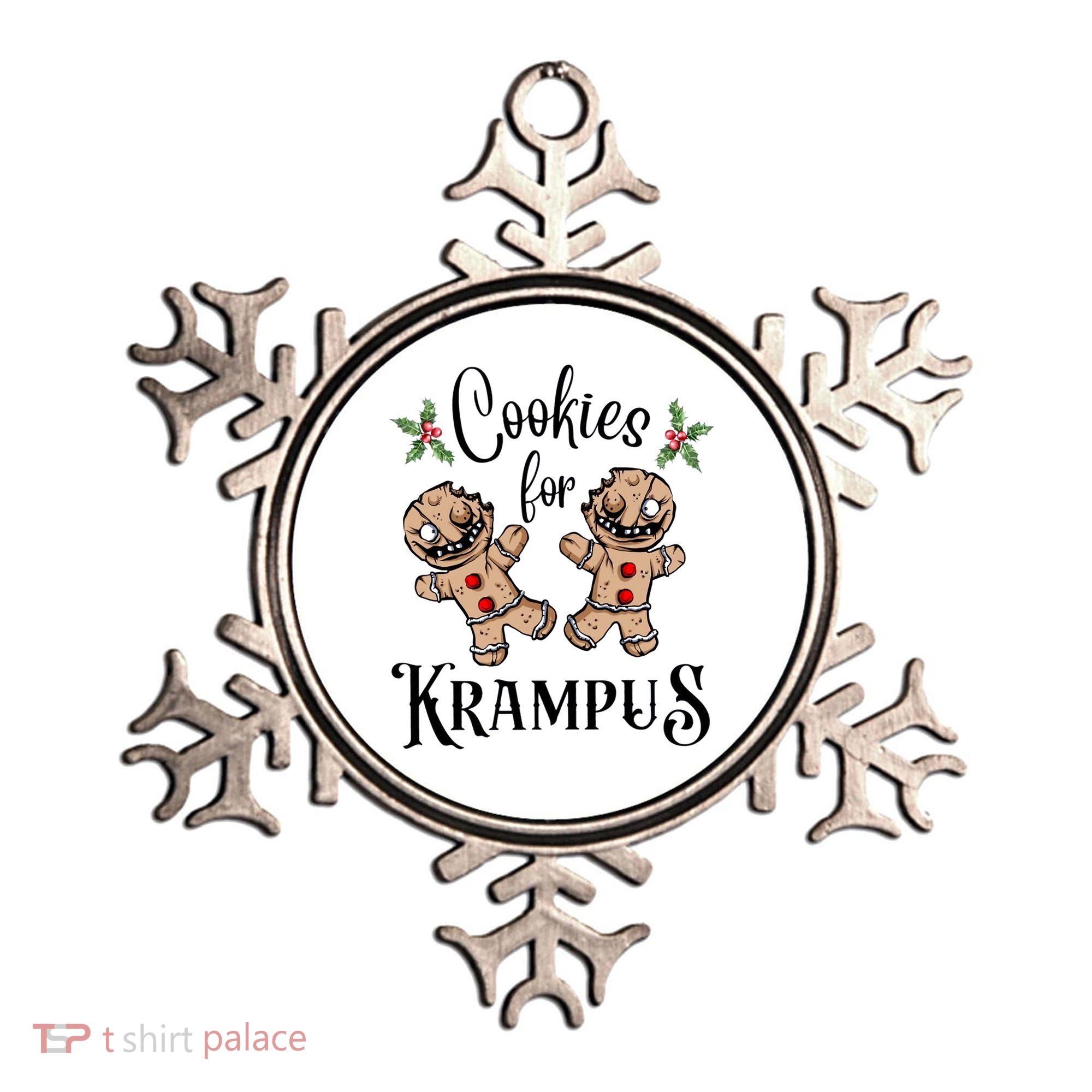 Creepy Gingerbread Cookies For Krampus Xmas Goth Holiday Ornament