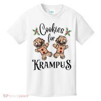 Creepy Gingerbread Cookies For Krampus Xmas Goth Holiday Kids T-Shirt thumb 0