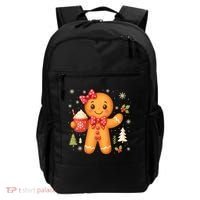 Cute Gingerbread Christmas Snow Cute Gifts Backpack thumb 0