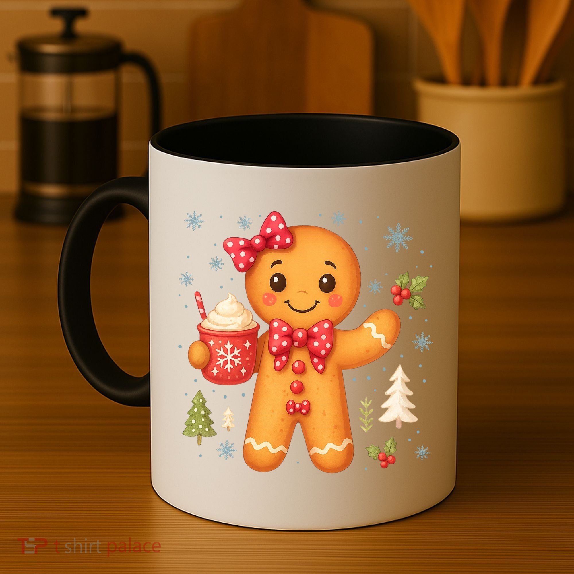 Cute Gingerbread Christmas Snow Cute Gifts Coffee Mug