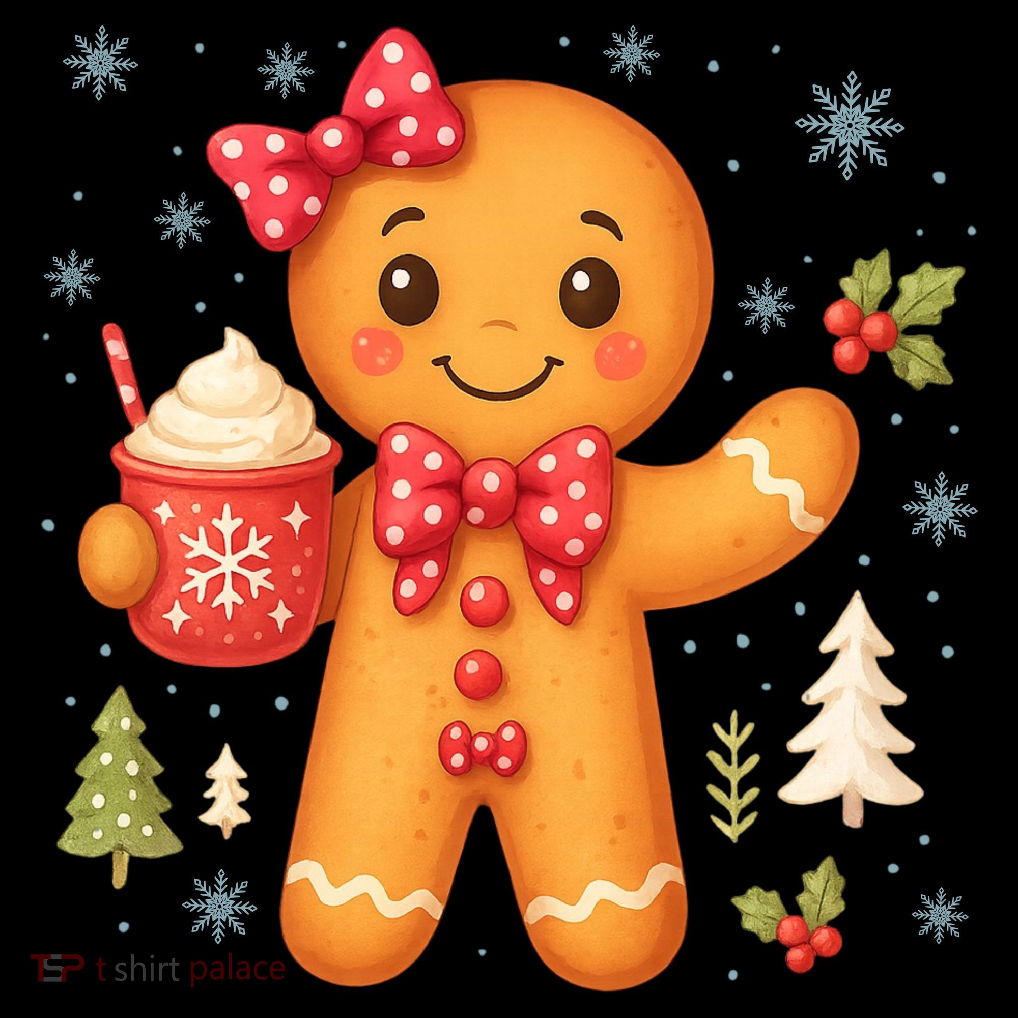 Cute Gingerbread Christmas Snow Cute Gifts Coffee Mug