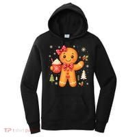 Cute Gingerbread Christmas Snow Cute Gifts Women's Hoodie thumb 0