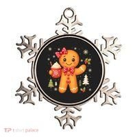 Cute Gingerbread Christmas Snow Cute Gifts Ornament thumb 0