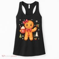 Cute Gingerbread Christmas Snow Cute Gifts Women's Tank Top thumb 0