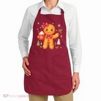 Cute Gingerbread Christmas Snow Cute Gifts Apron thumb 2