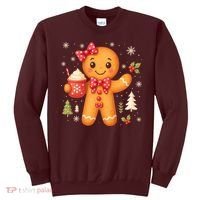 Cute Gingerbread Christmas Snow Cute Gifts Sweatshirt thumb 0