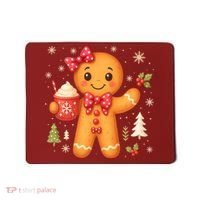 Cute Gingerbread Christmas Snow Cute Gifts Mousepad thumb 0